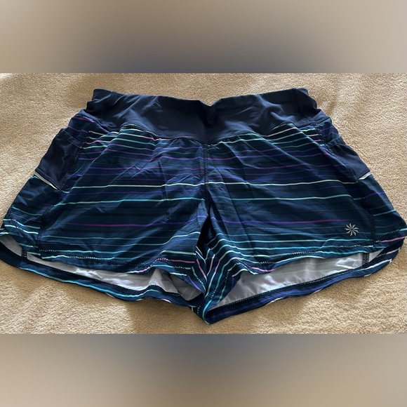 Athleta Side Pocket Vivid Ready Set Shorts Size M - Picture 1 of 5